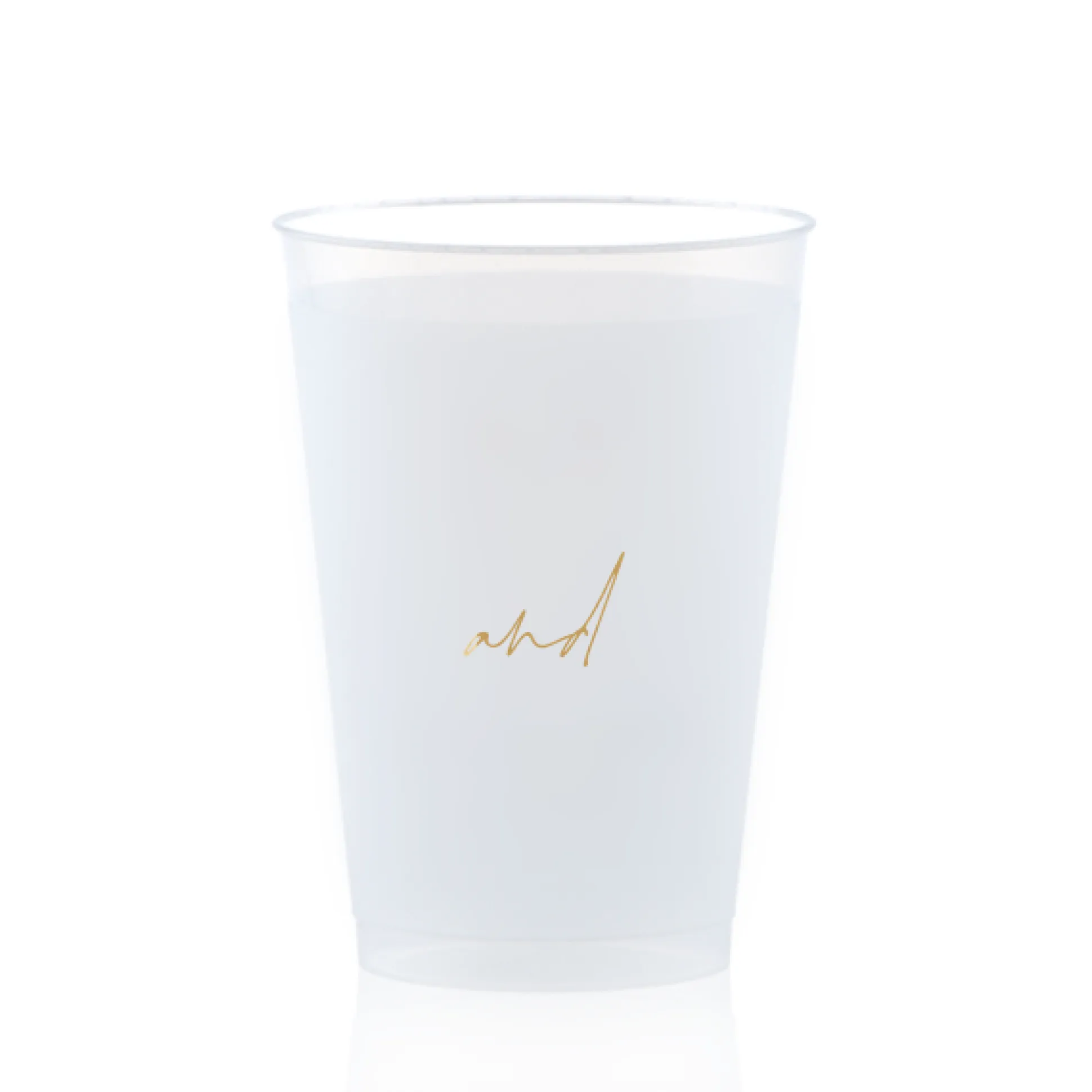 Custom Pasta Party Cup, Gold Foil