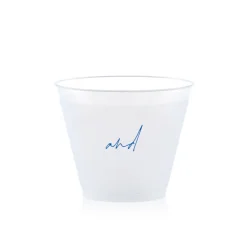 Custom Pasta Party Cup, Royal Blue Foil