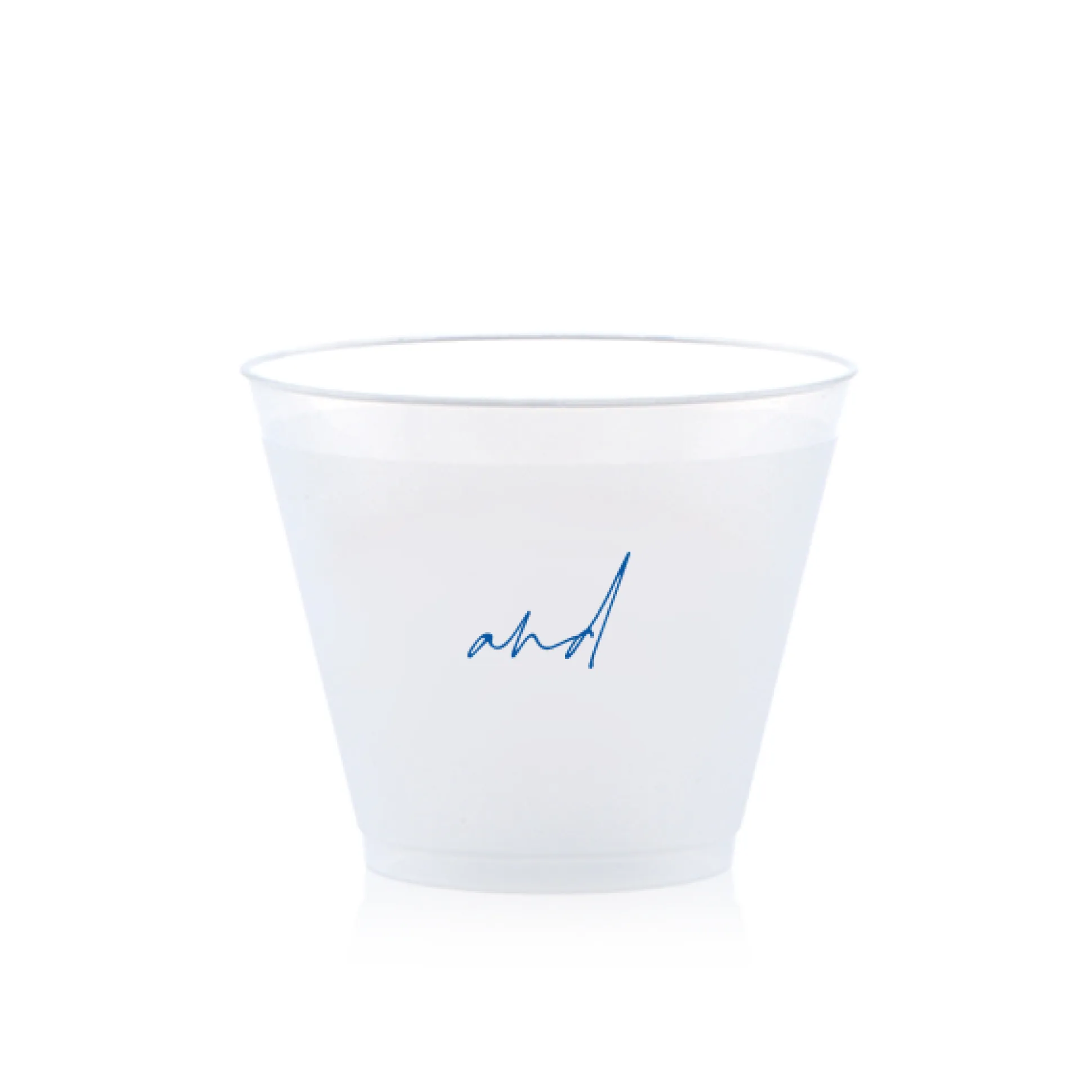 Custom Pasta Party Cup, Royal Blue Foil