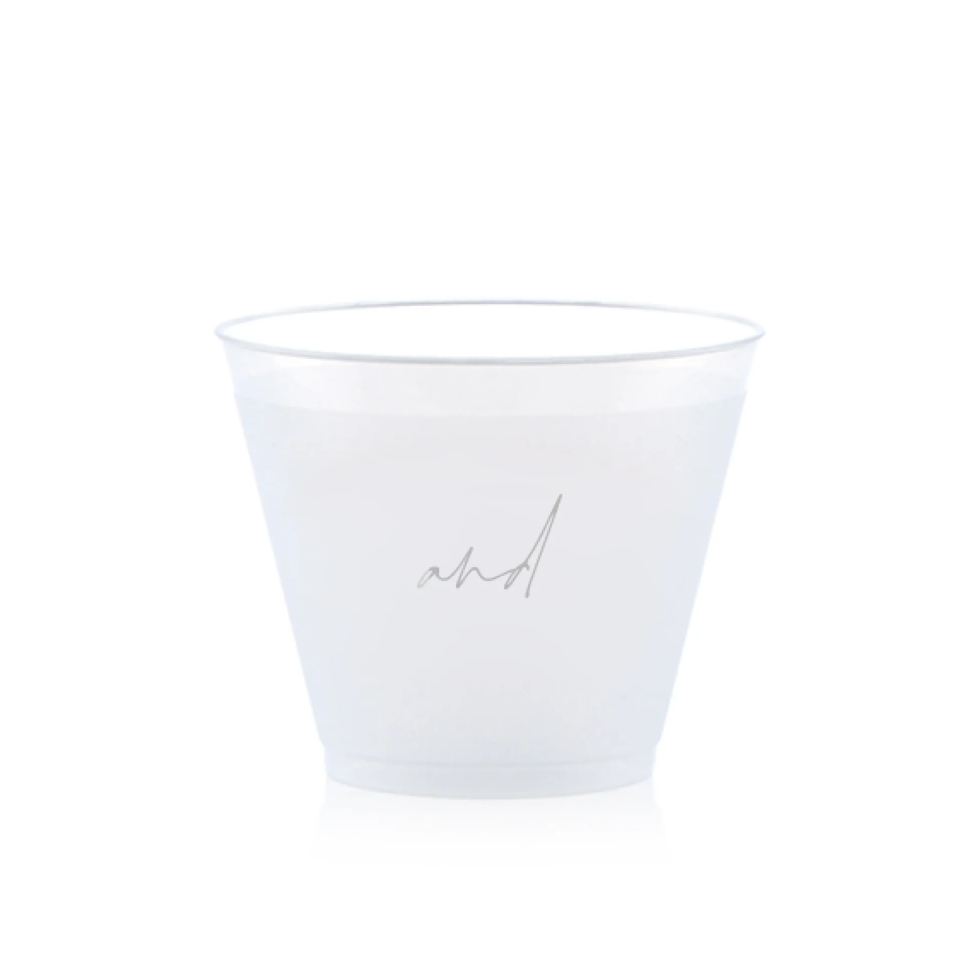 Custom Pasta Party Cup, Silver Foil