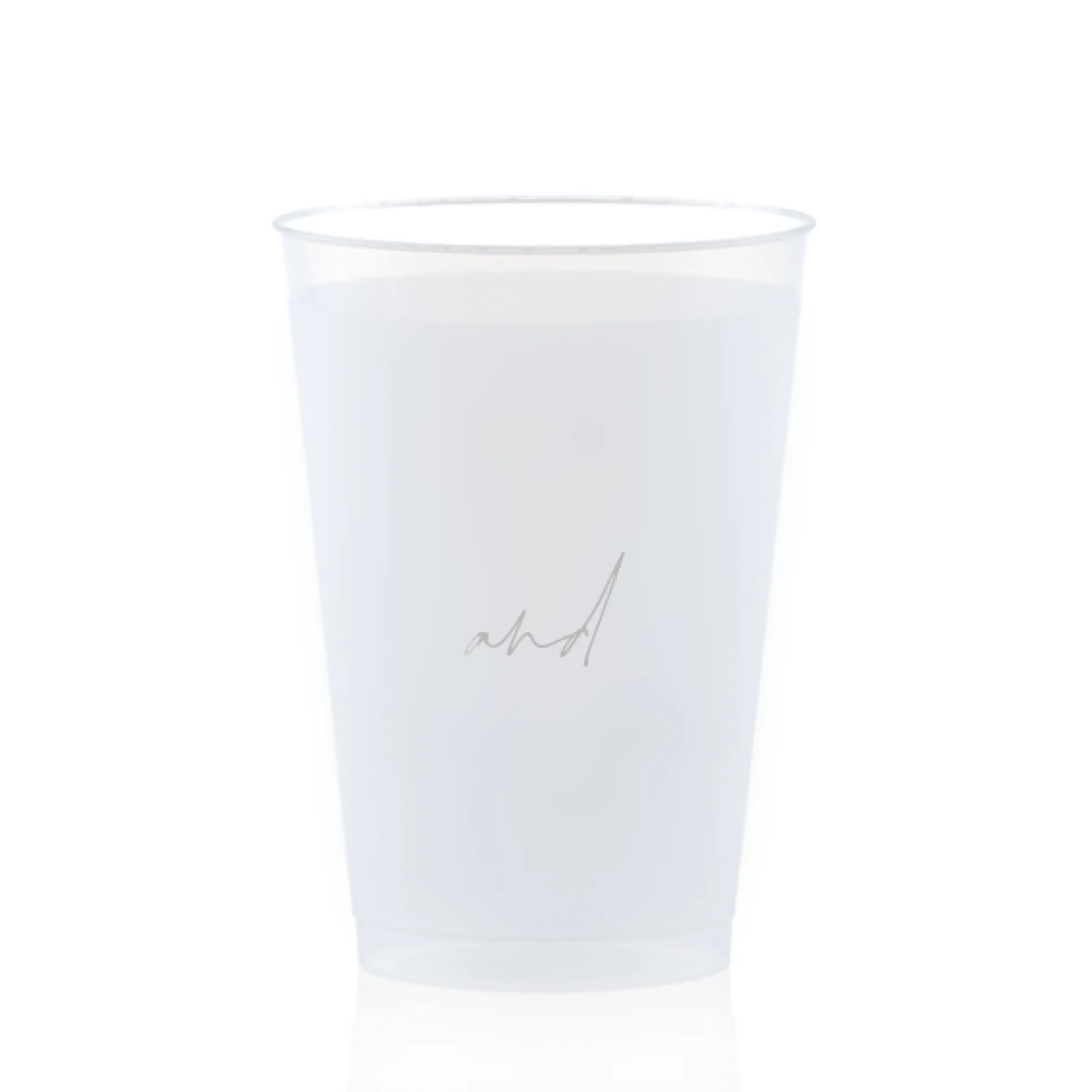 Custom Pasta Party Cup, Silver Foil