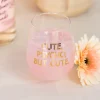 Cute. Psycho, But Cute Witty Wine Glass