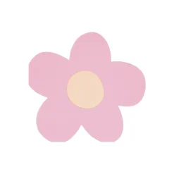 Daisy Shaped Napkins, Pack of 16