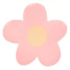 Daisy Shaped Plates, Pack of 8