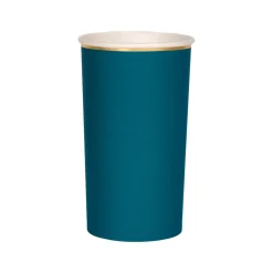 Dark Teal Highball Cups, Pack of 8