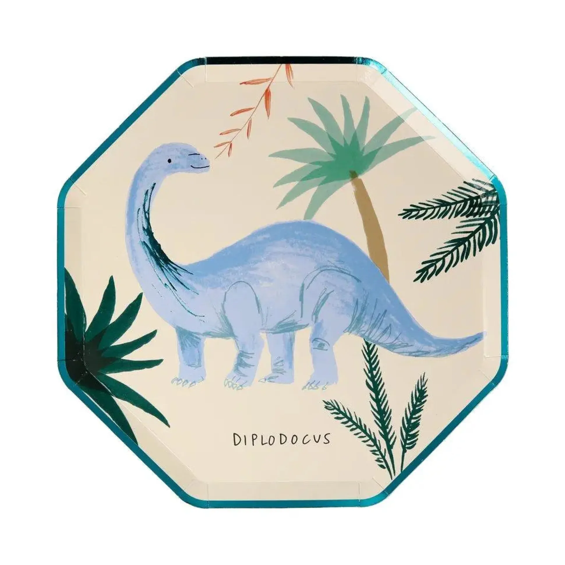 Dinosaur Kingdom Side Plates, Pack of 8