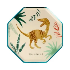 Dinosaur Kingdom Side Plates, Pack of 8