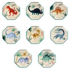 Dinosaur Kingdom Side Plates, Pack of 8