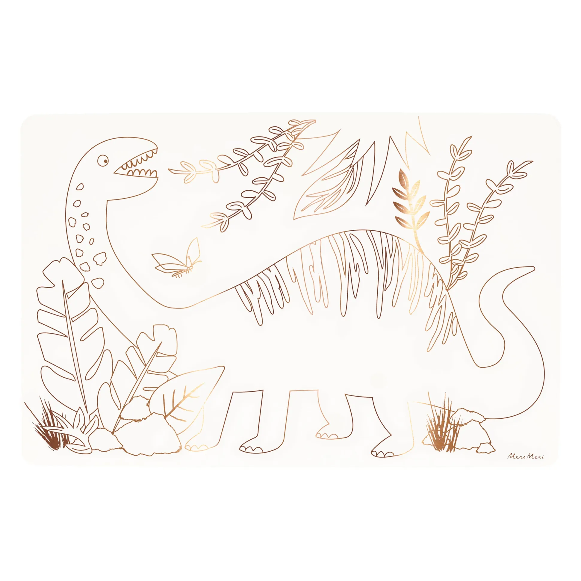 Dinosaurs Coloring Placemats, Pack of 8
