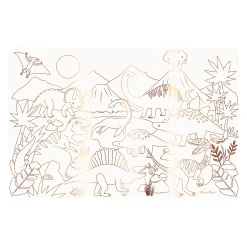 Dinosaurs Coloring Placemats, Pack of 8
