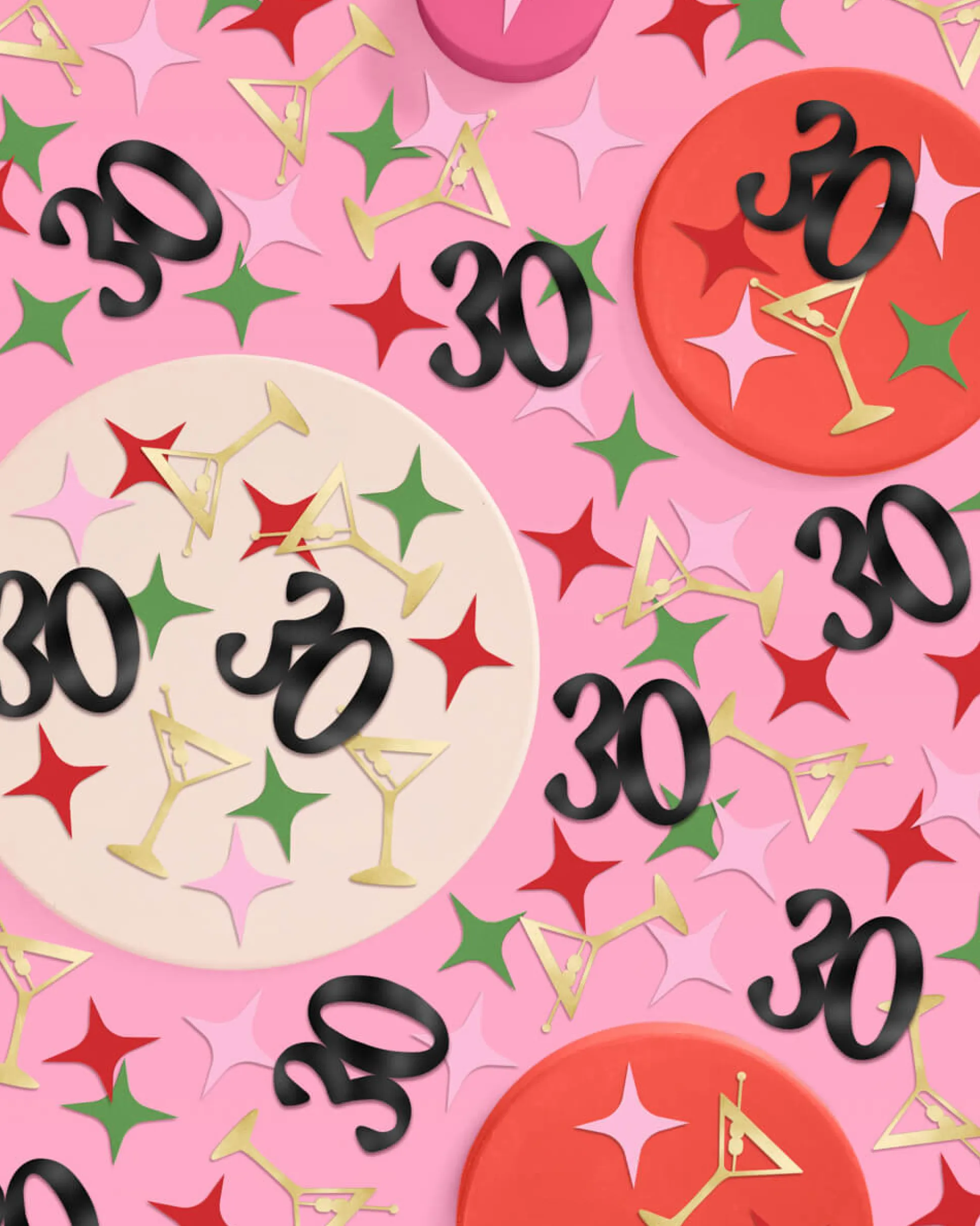 Dirty 30 Confetti - 200 pc foil confetti