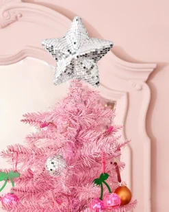 Disco Star Tree Topper - christmas tree topper