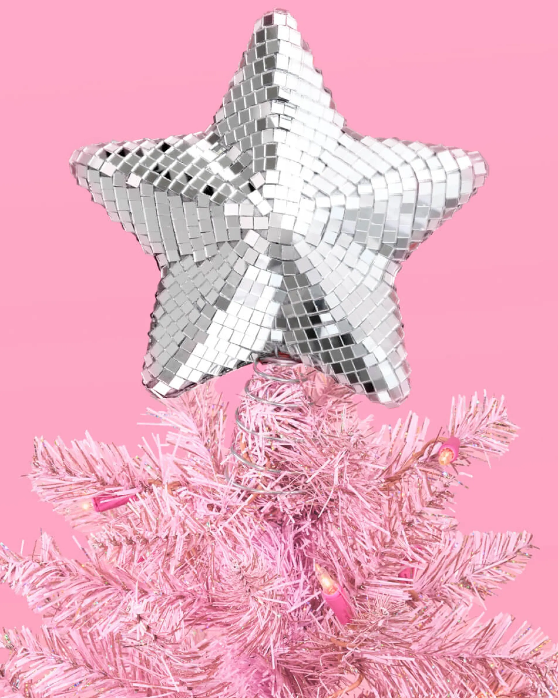 Disco Star Tree Topper - christmas tree topper