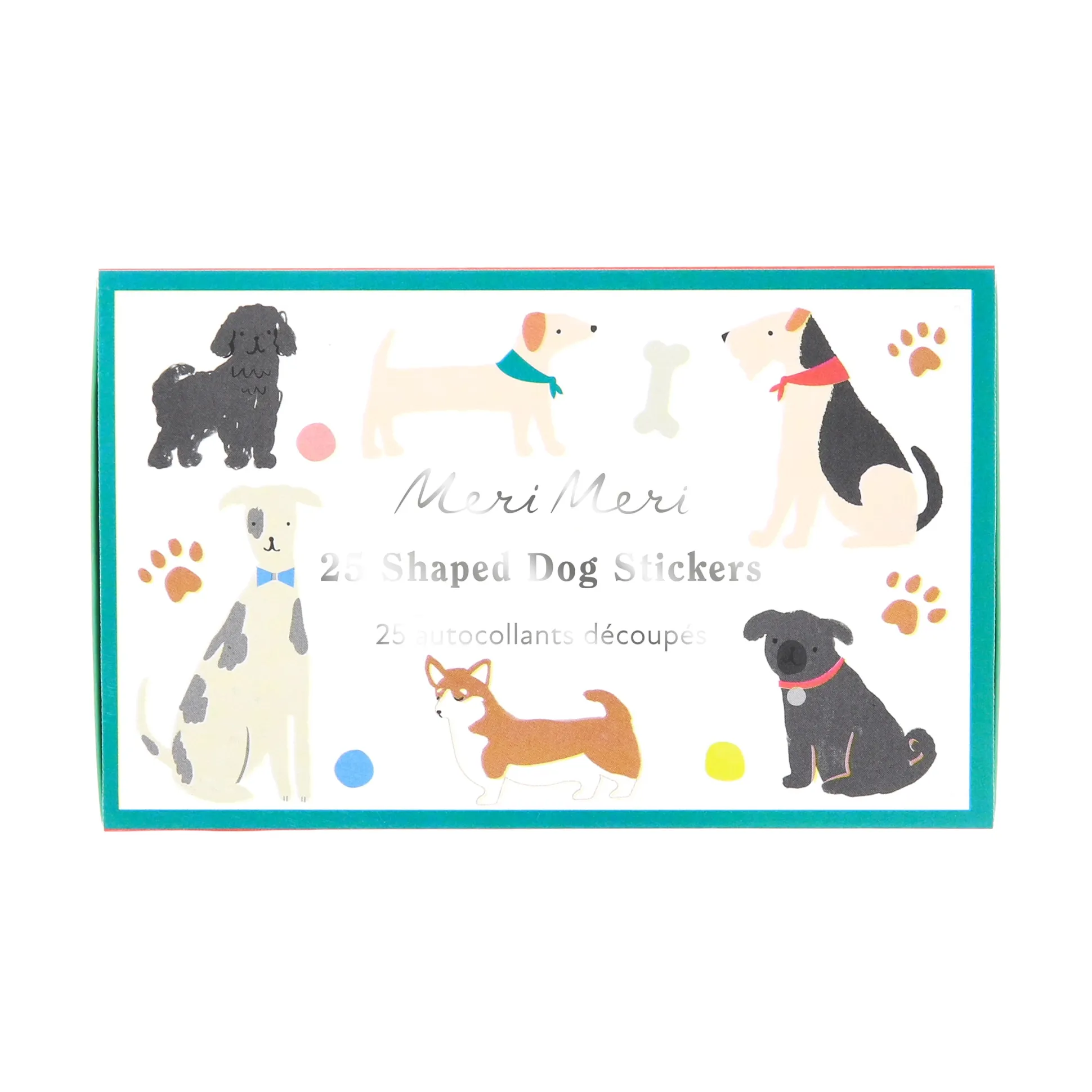 Dog Shaped Stickers (x 25 stickers)