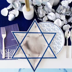 Dreidel Dinner Plates, Set of 8