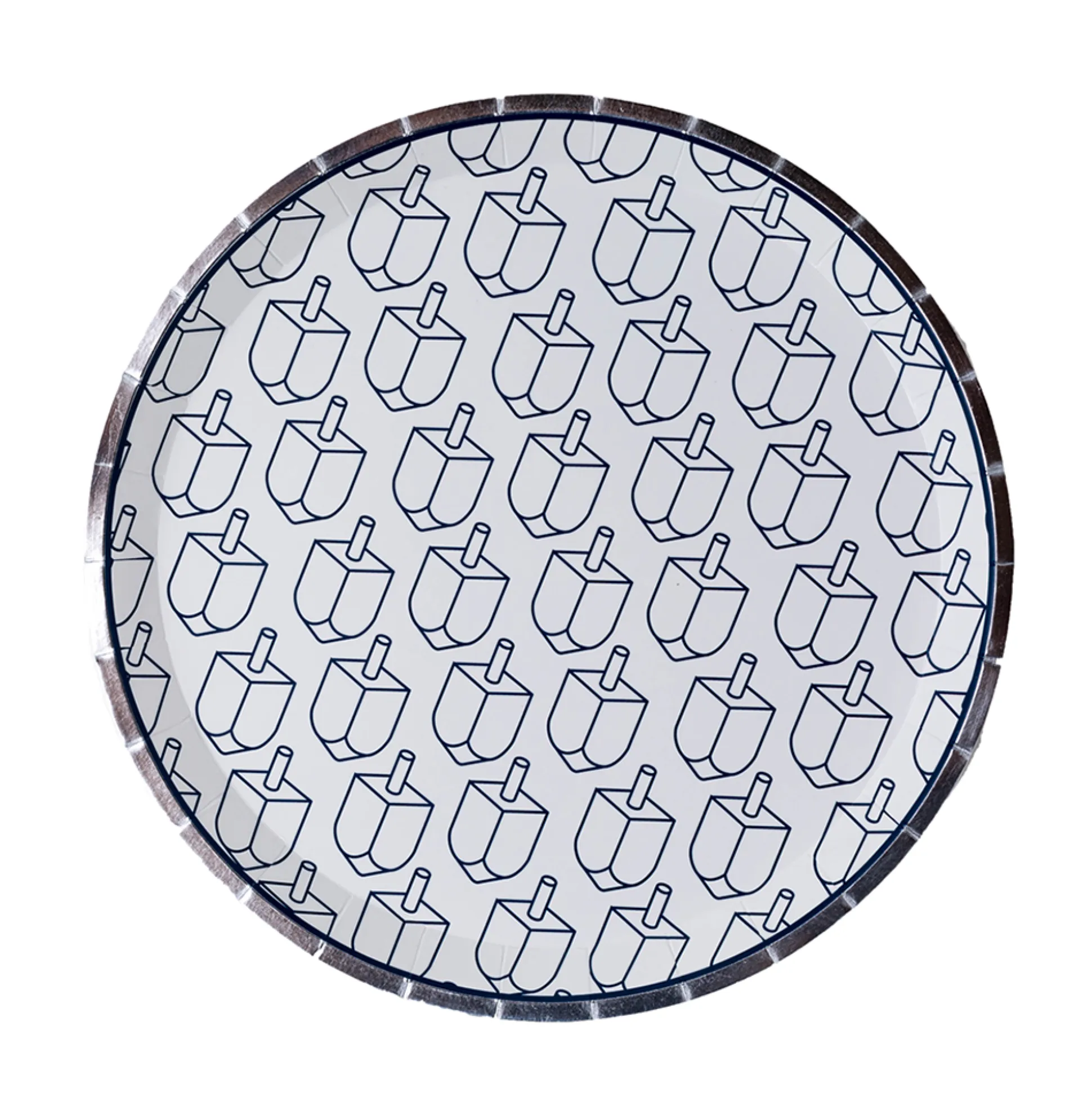 Dreidel Dinner Plates, Set of 8