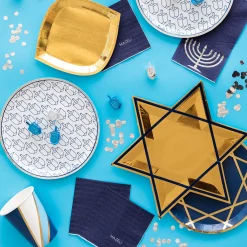 Dreidel Dinner Plates, Set of 8