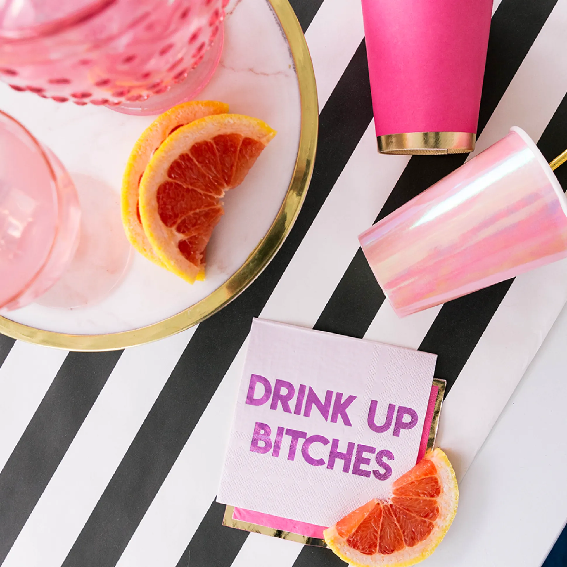 Drink Up B*tches Witty Cocktail Napkins, Pack of 20