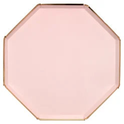 Dusky Pink Dinner Plates, Pack of 8