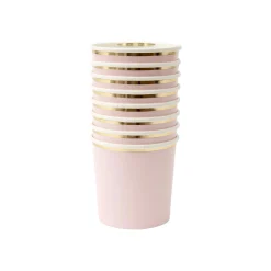 Dusky Pink Tumbler Cups, Pack of 8
