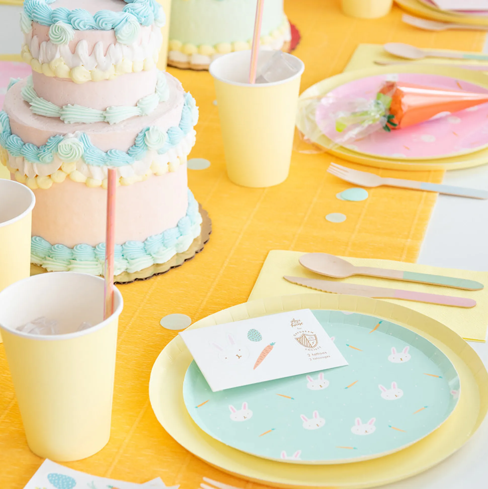 Easter Fun Small Plates, Pack of 8