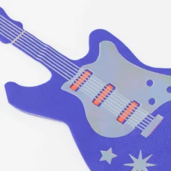 Electric Guitar Napkins (x 16)