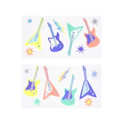 Electric Guitar Temporary Tattoos