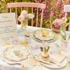 Elegant Floral Large Napkins, Pack of 16