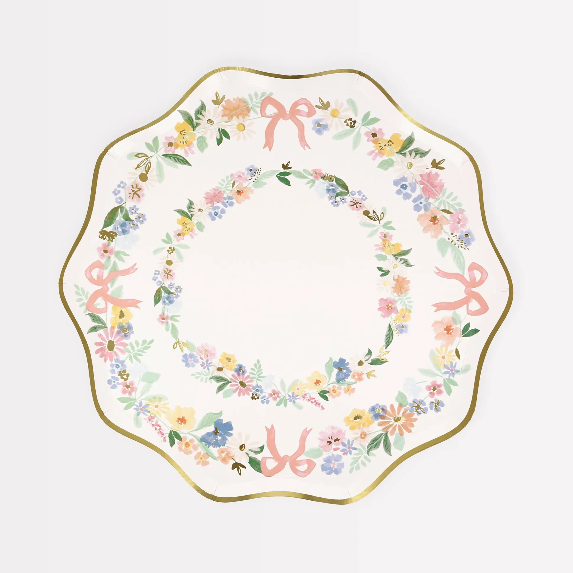 Elegant Floral Side Plates