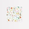 Elegant Floral Small Napkins, Pack of 16