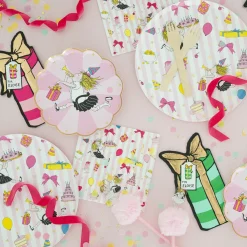 Eloise Birthday Large Plates, Set of 8