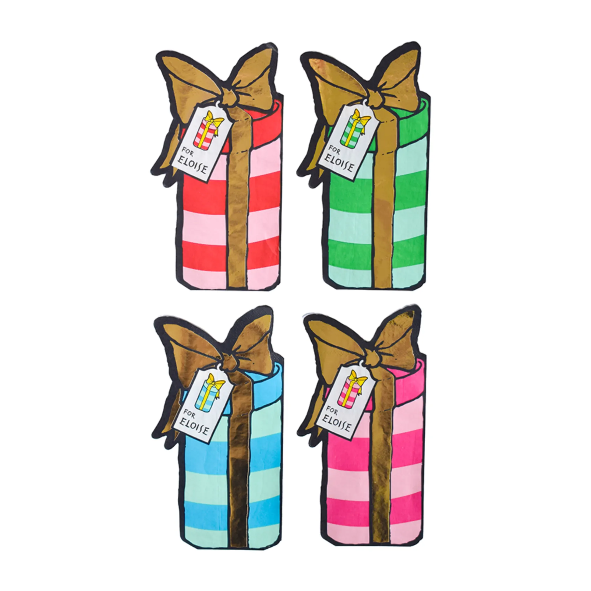Eloise Birthday Present Guest Napkins, Set of 16