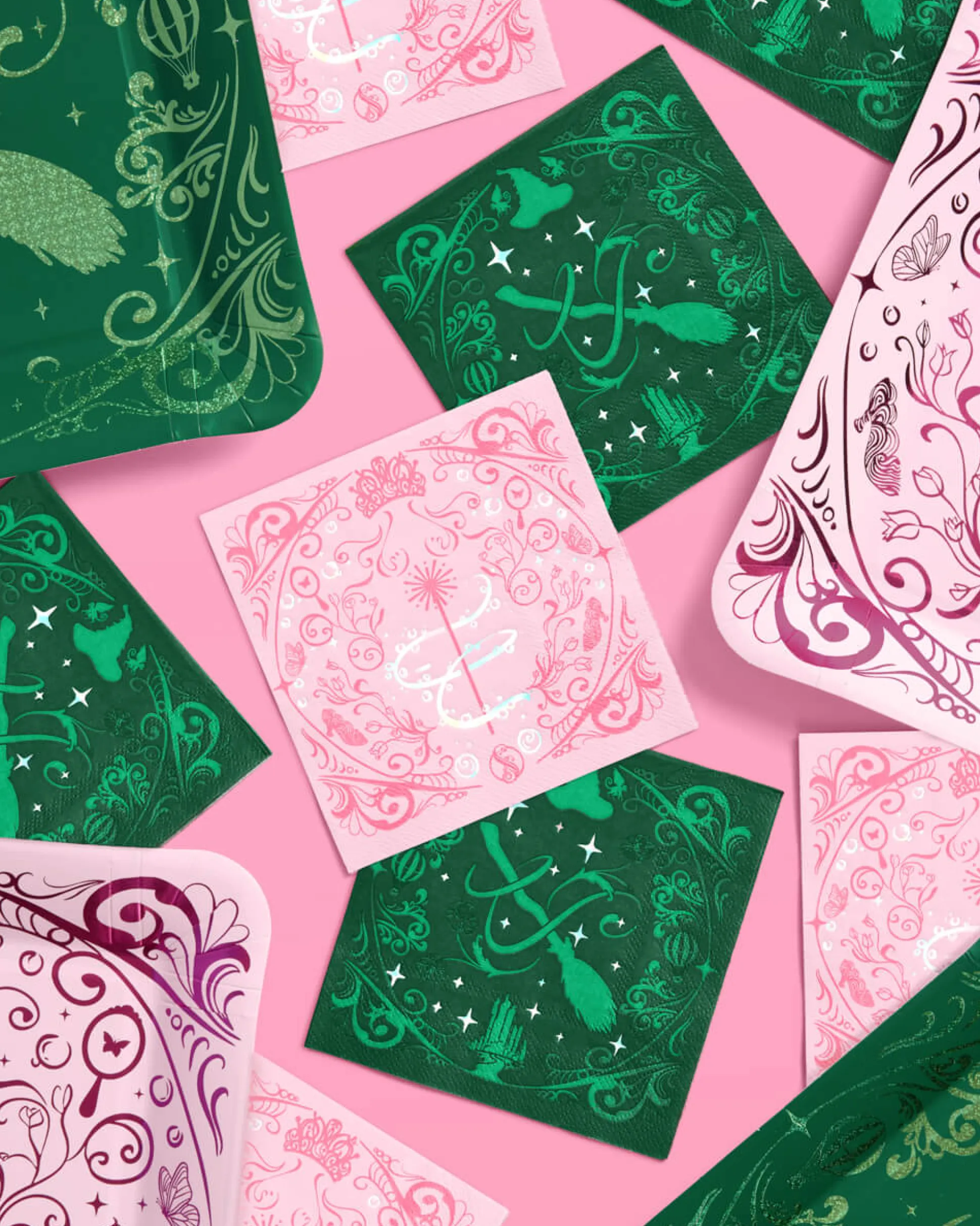 Emerald City Napkins - 24 paper napkins