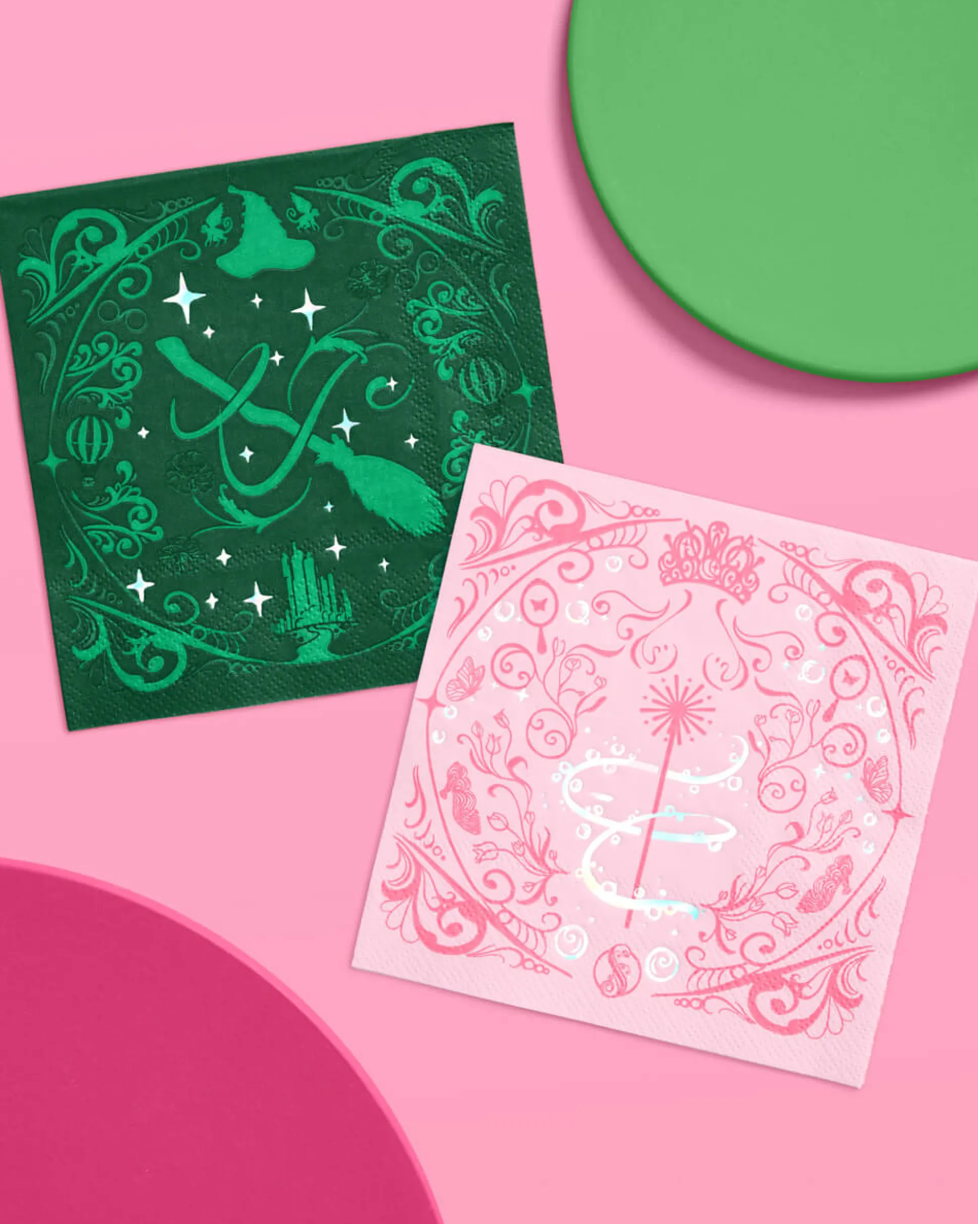 Emerald City Napkins - 24 paper napkins