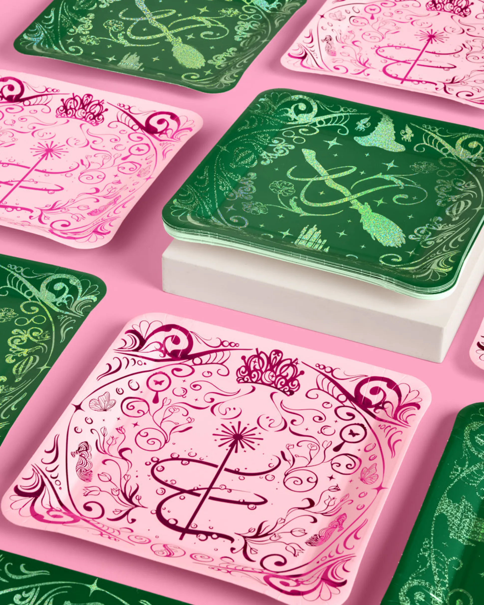 Emerald City Plates - 24 paper plates
