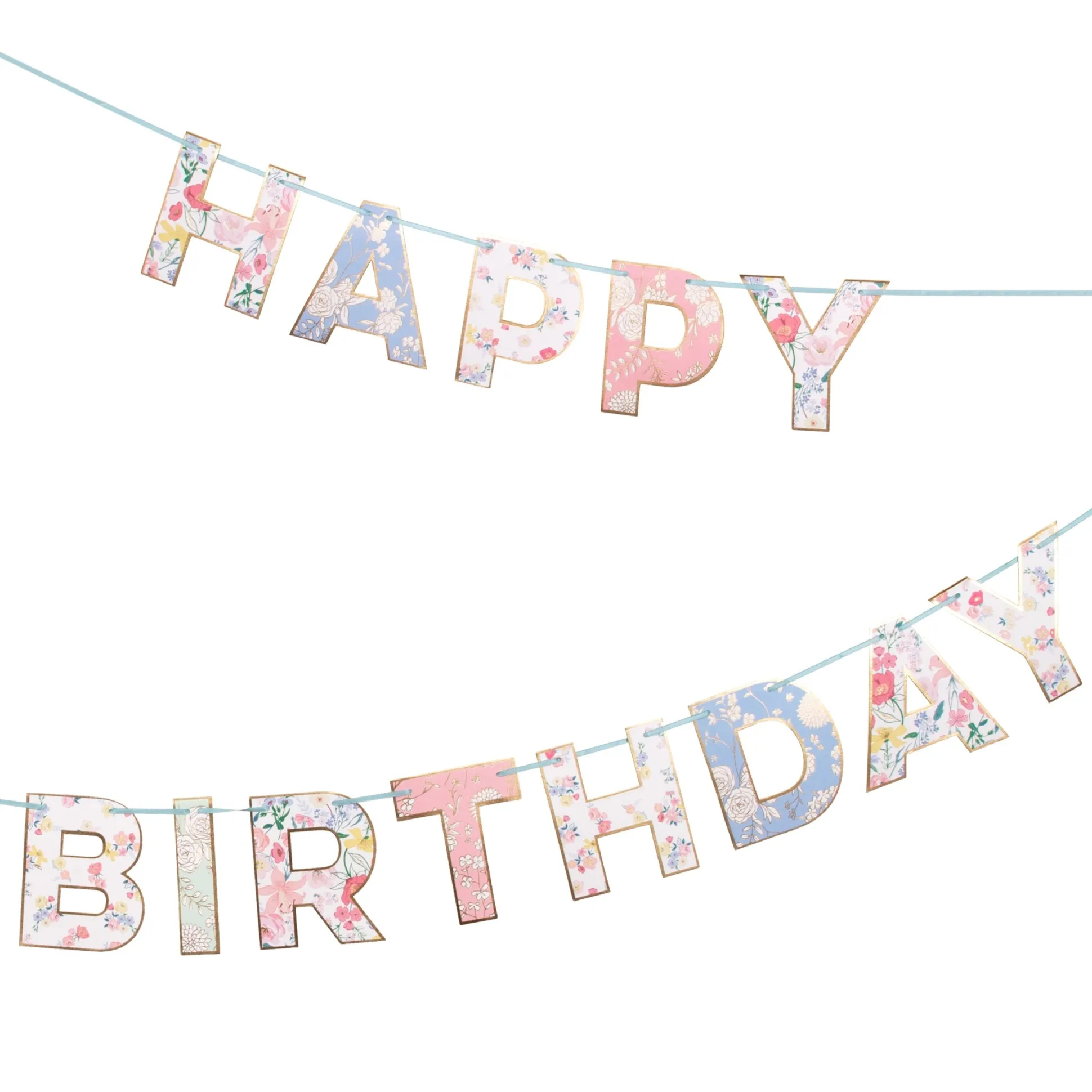 4' English Garden Birthday Garland