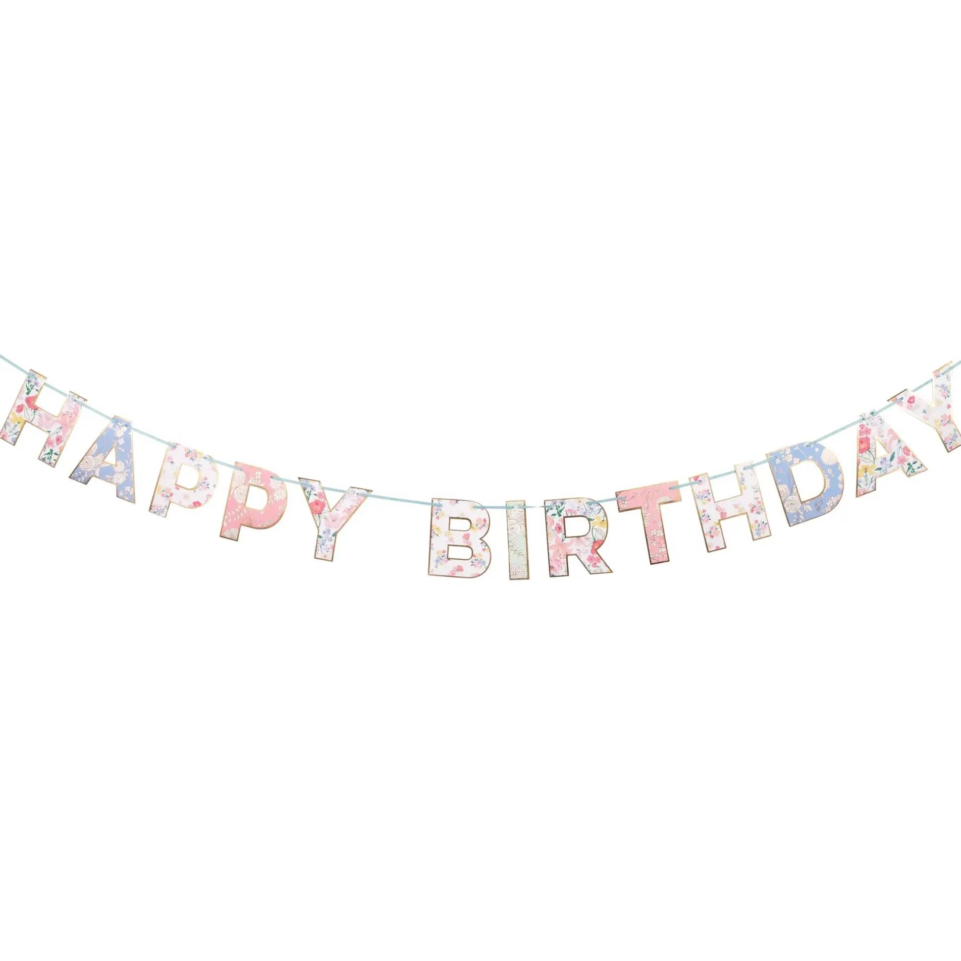 4' English Garden Birthday Garland
