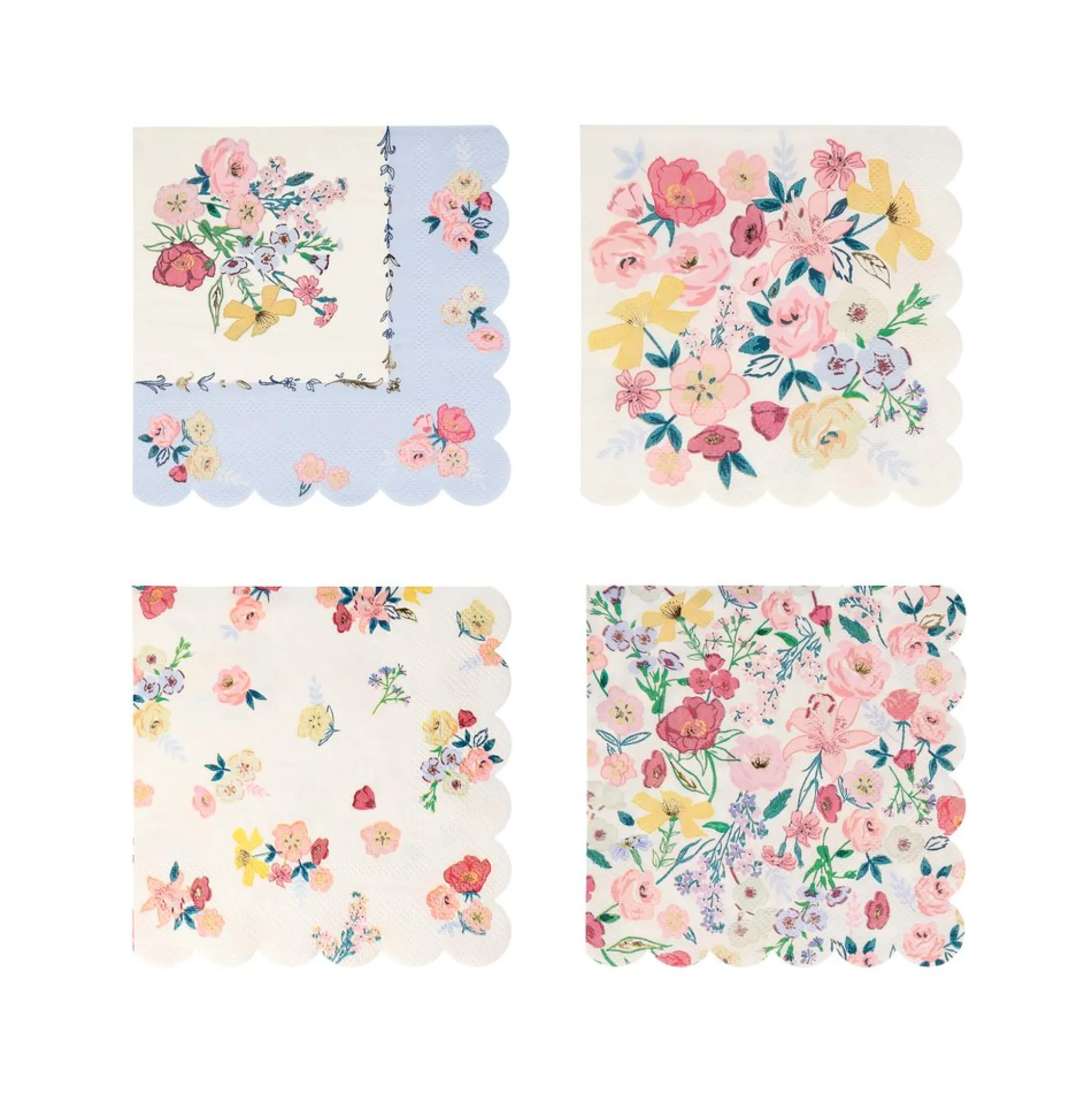 English Garden Large Napkins, Pack of 16