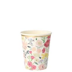English Garden Party Cups, Pack of 8
