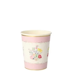 English Garden Party Cups, Pack of 8