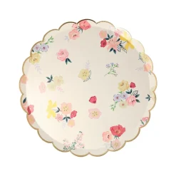 English Garden Side Plates, Pack of 8