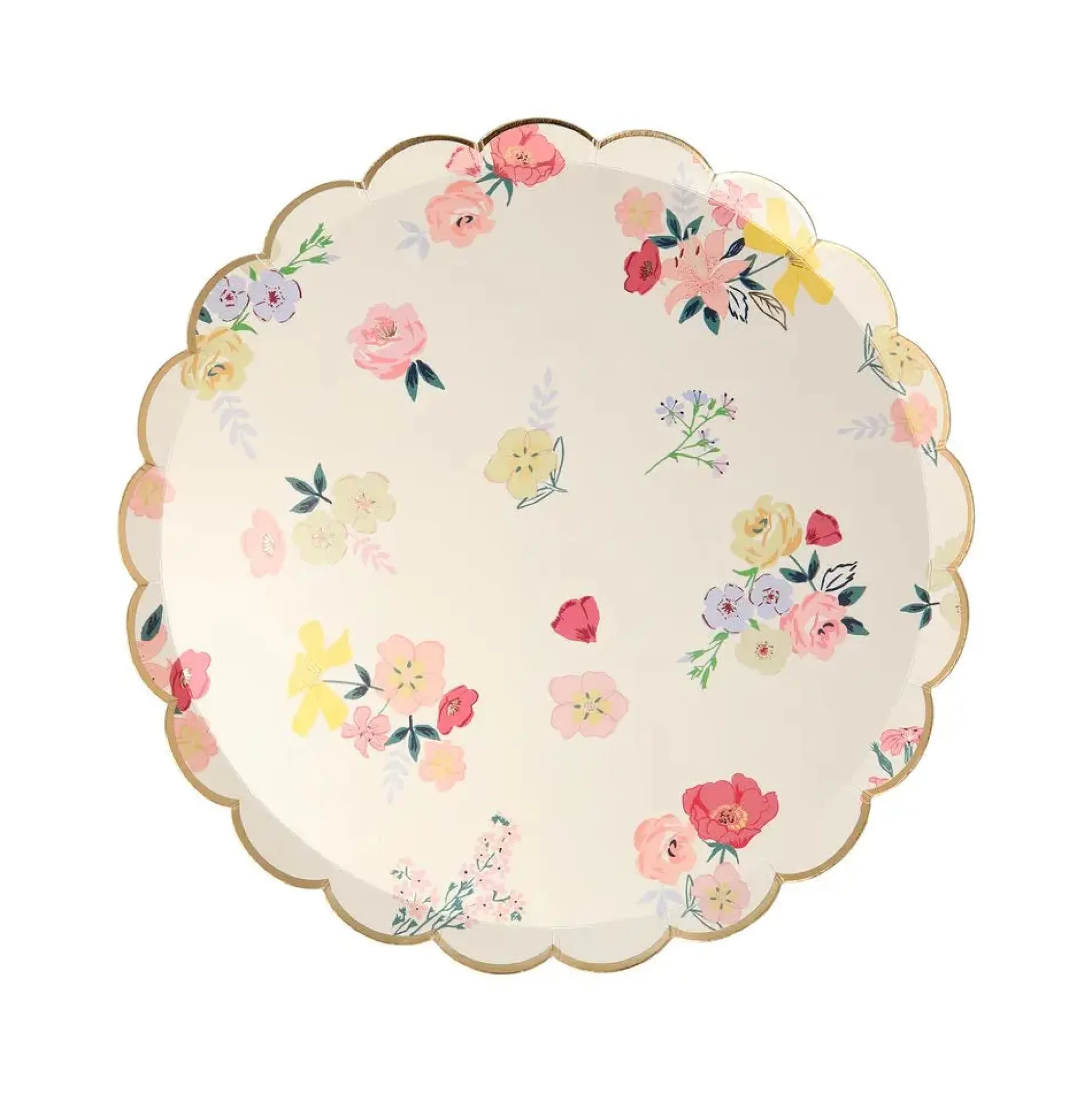 English Garden Side Plates, Pack of 8