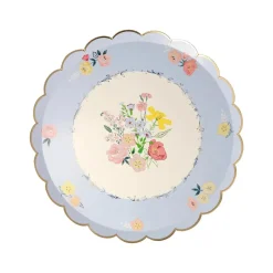 English Garden Side Plates, Pack of 8
