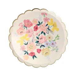 English Garden Side Plates, Pack of 8