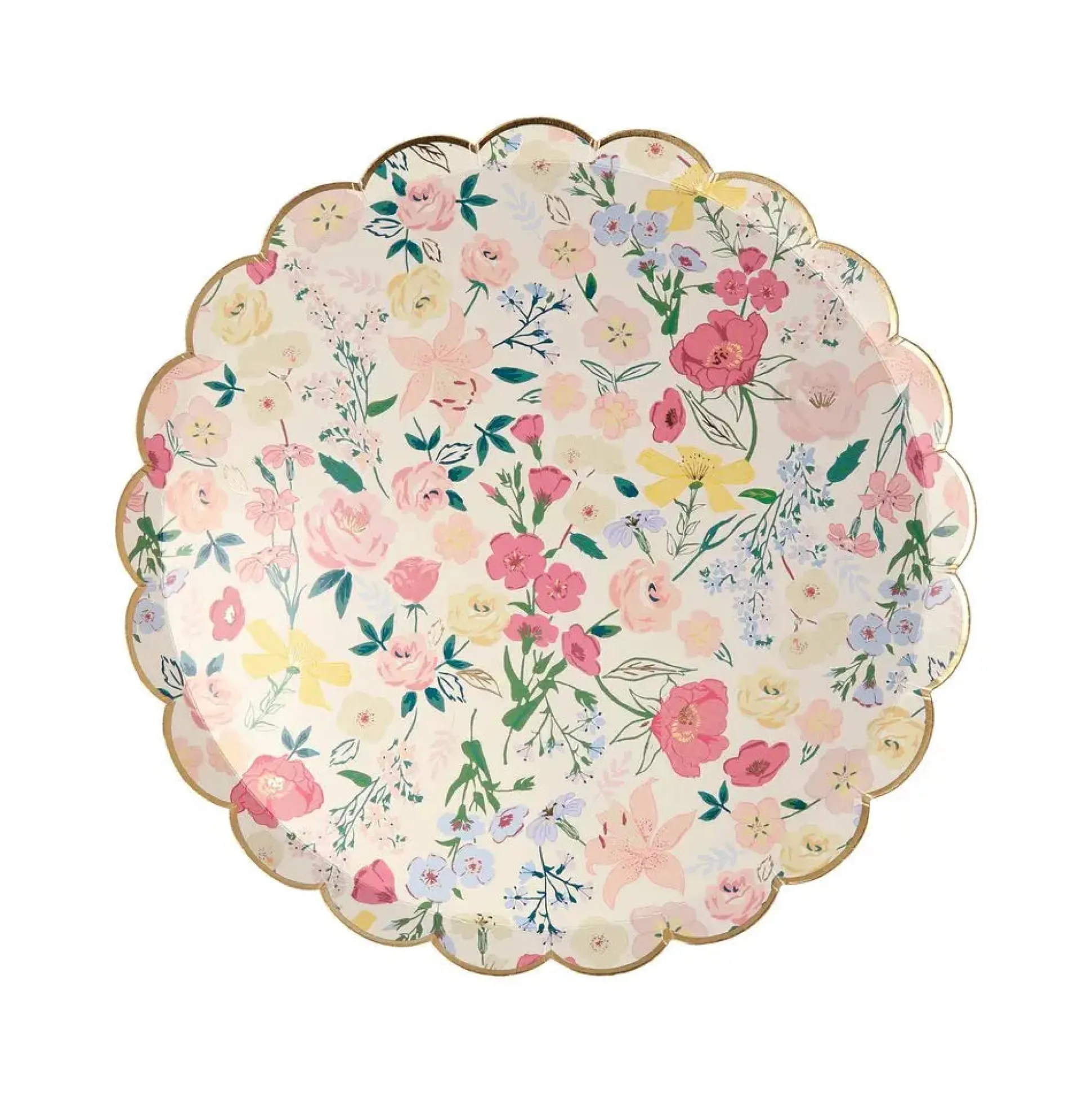 English Garden Side Plates, Pack of 8