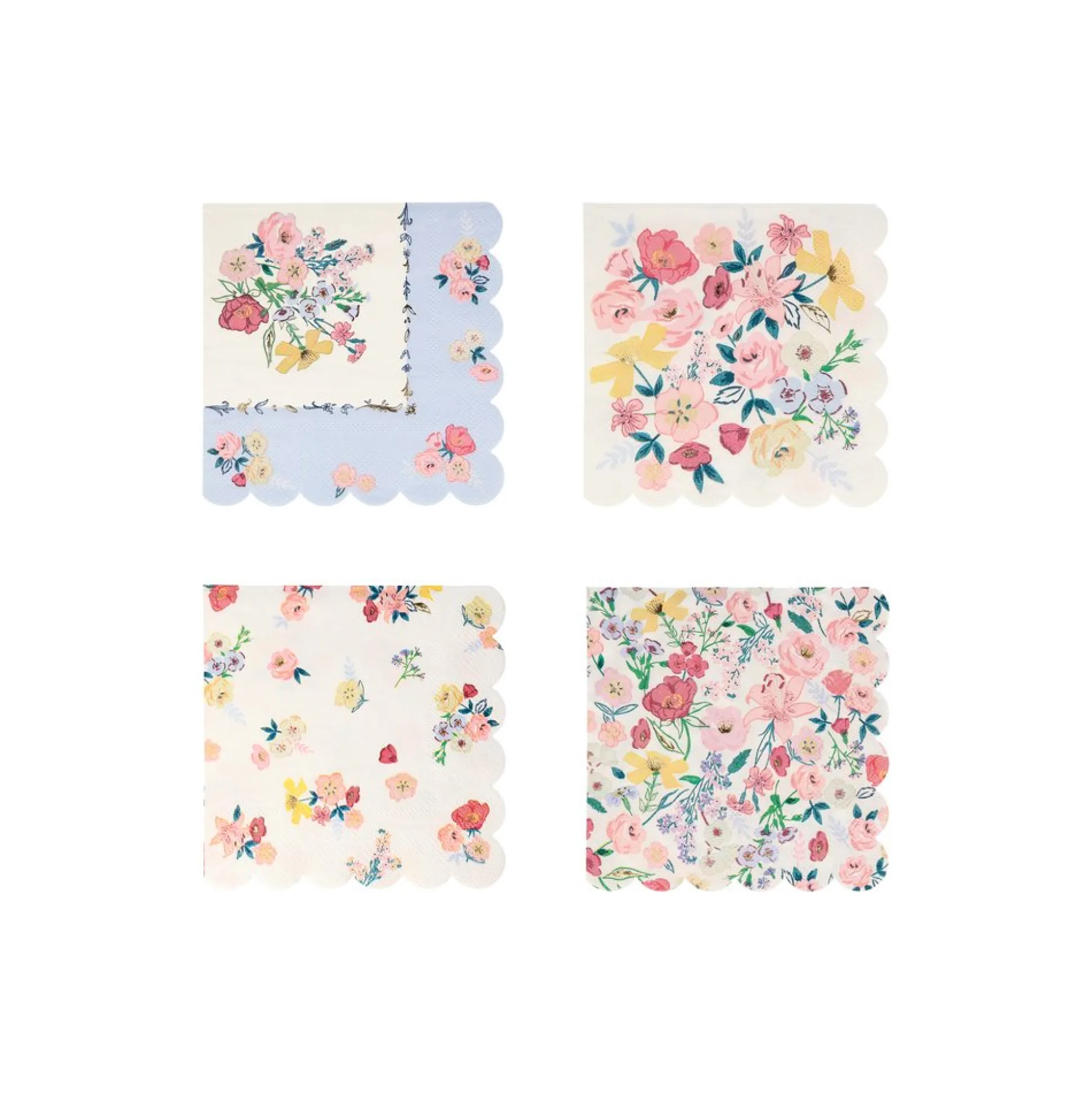 English Garden Small Napkins, Pack of 16