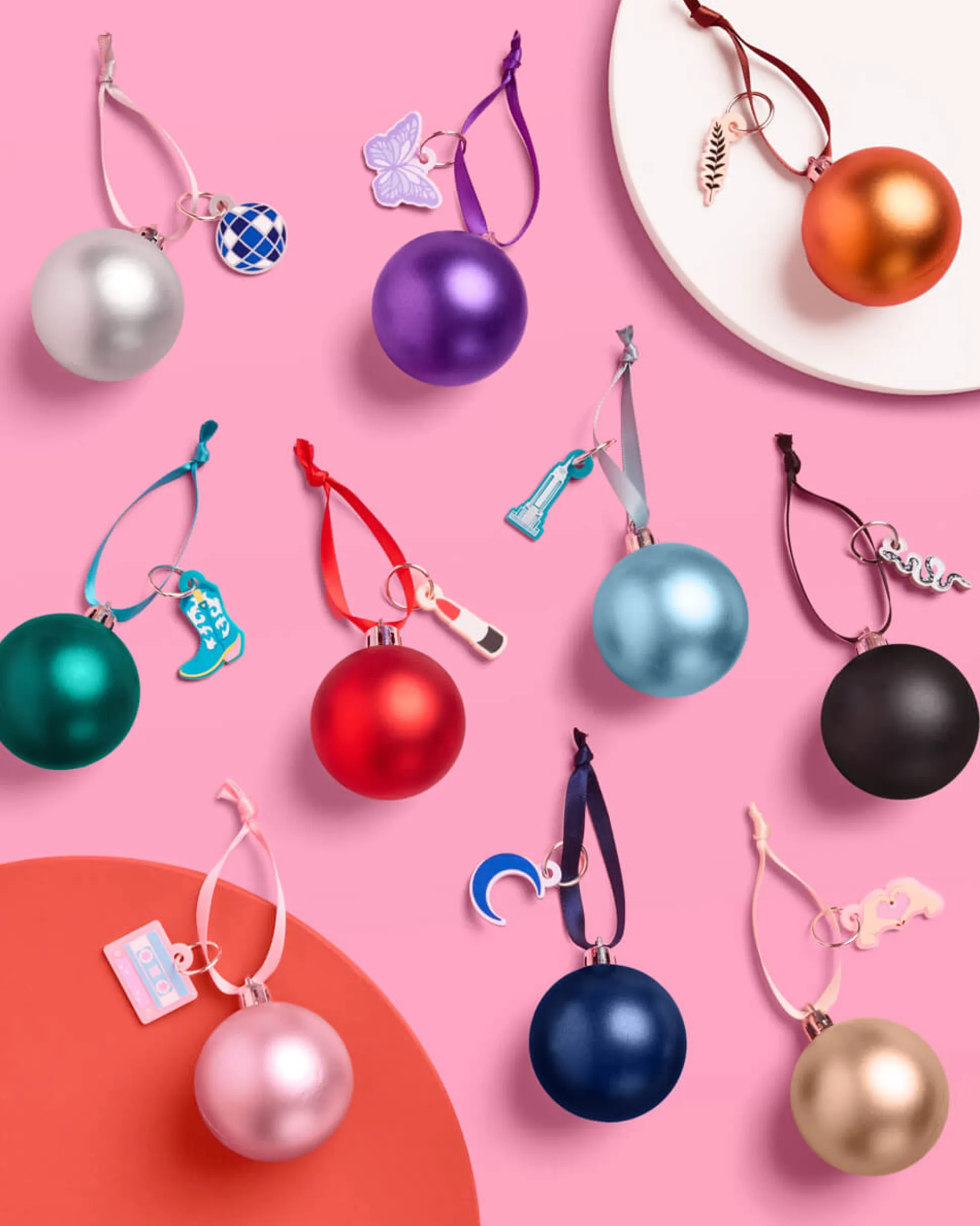 Era Charm Ornament Set - 10 shatterproof ornaments