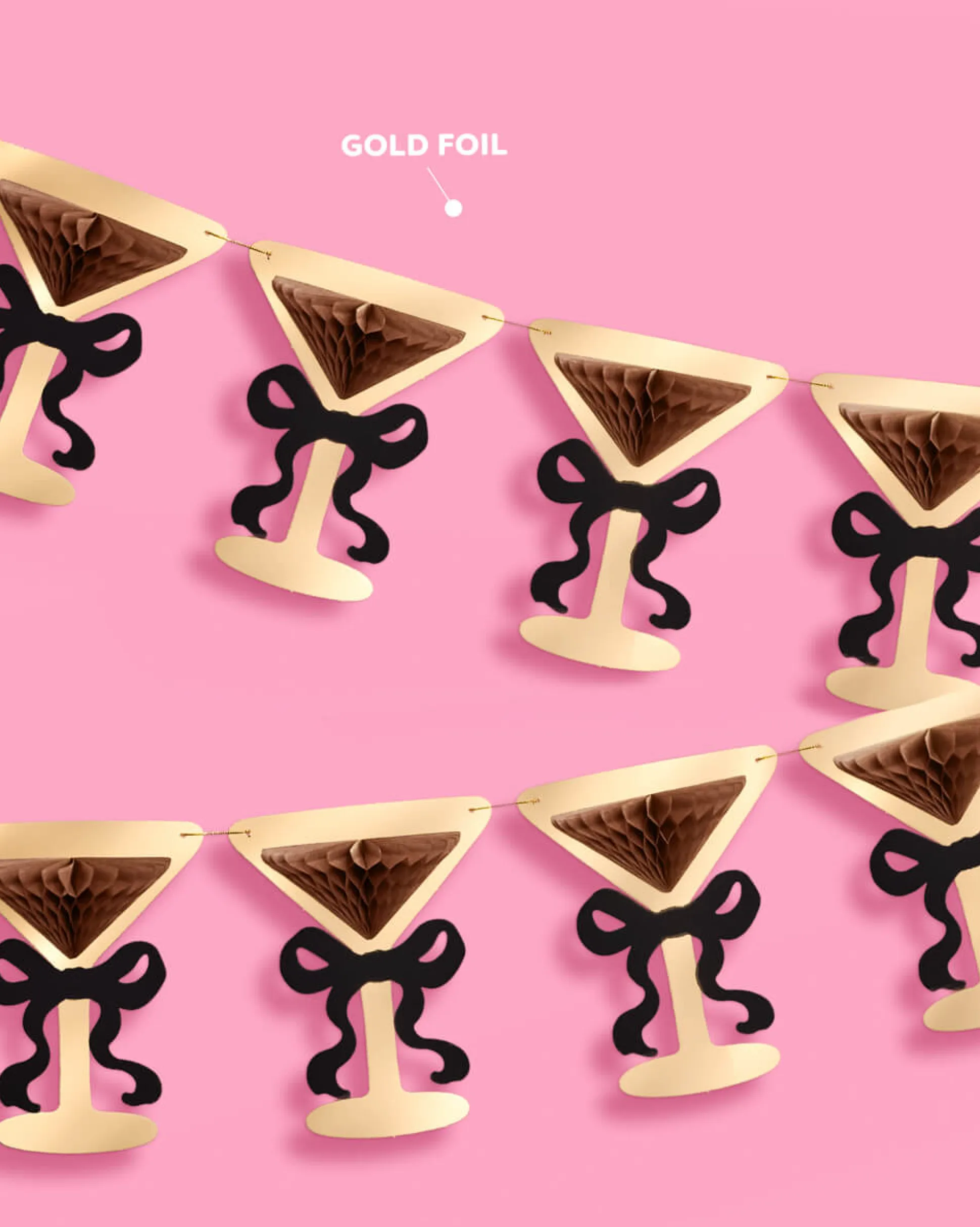 Espresso Martini Banner - 3D paper banner
