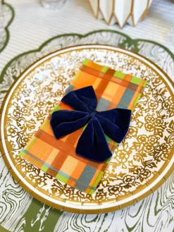 Fall Plaid Paper Dinner Napkins, Pack of 25