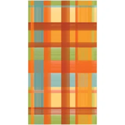 Fall Plaid Paper Dinner Napkins, Pack of 25